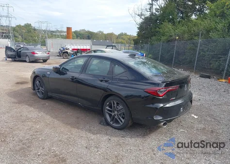 2025 Acura Tlx A-Spec Package из США, поврежденный, VIN 19UUB6F58SA001509
